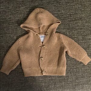 Old Navy Kids Tan Knit Hoodie